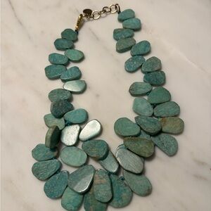 Neat Jewelry Turquoise Stone Necklace